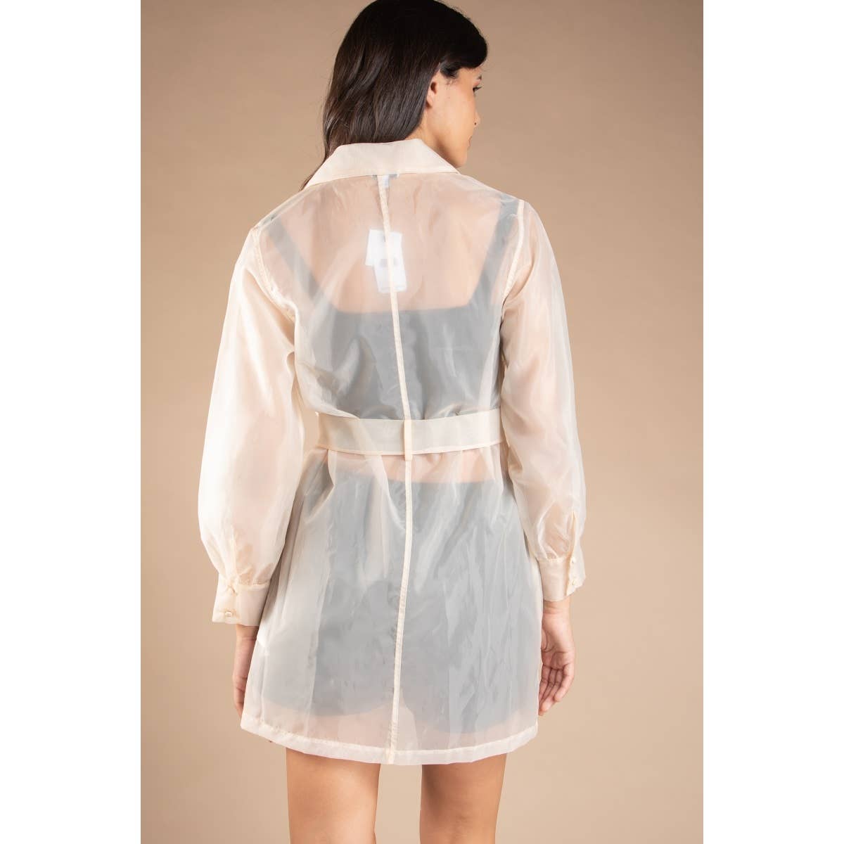 Naked Zebra Rack – Engroshandel Jakke - Dame – Organza trenchcoat2