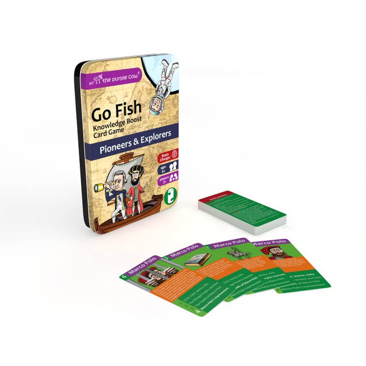 The Purple Cow America Inc. - Wholesale Card Game - Go Fish - Pioneers & Explorers1