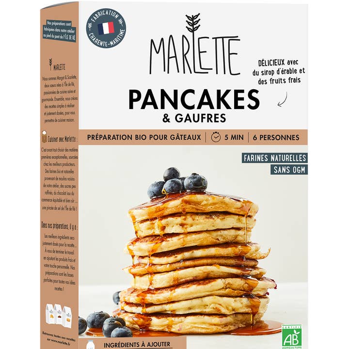 Marlette - Wholesale Pancake Mix - Organic cake preparation for Pancakes & Waffles