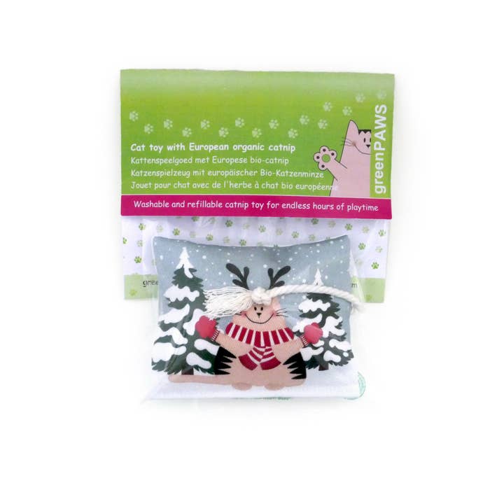 WINTERKAT | Vaskbart og genopfyldeligt katteurt legetøj til katte for engroshandel hos kattenspeelgoed greenPAWS