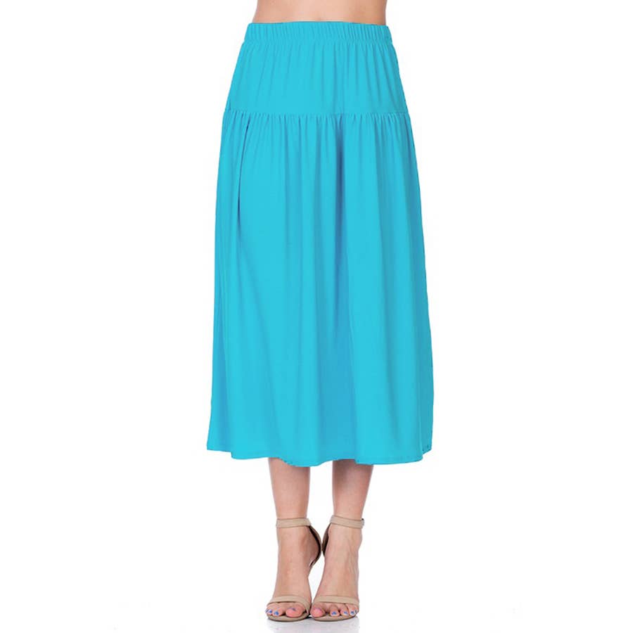 Azules Clothing - Wholesale Rok - Dames - ASK-9026PS eigentijdse midi-rok24