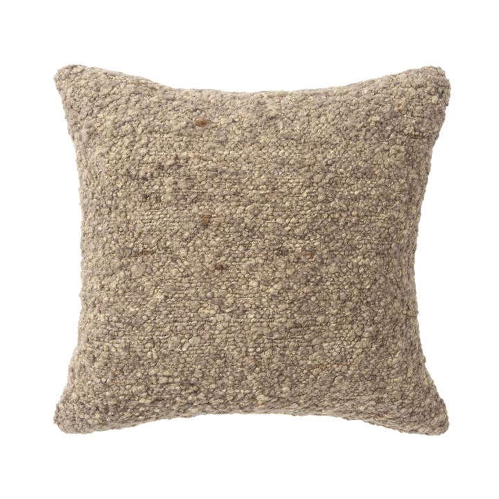LR Home - Wholesale Throw/Decorative Pillow - Textured Wool Boucle Decorative Cushion Abstract Distressed0
