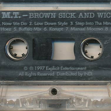 Real Retro - Wholesale Music Accessory - D.J. M.T.Brown, Sick And Wicked Sealed Music Cassette4
