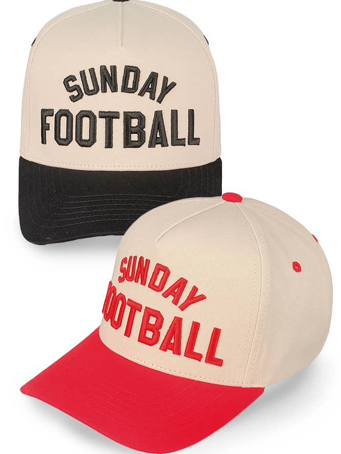 C.C SUNDAY FOOTBALL Embroidered Trucker Cap  for wholesale by Hana