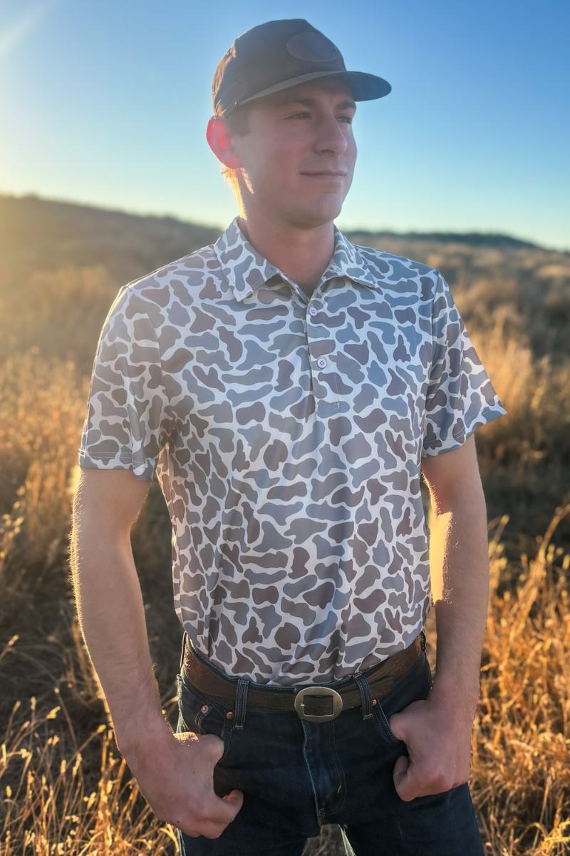 Sterling Kreek – Polo - Homem por atacado – Polo de Homem Camo Scout2