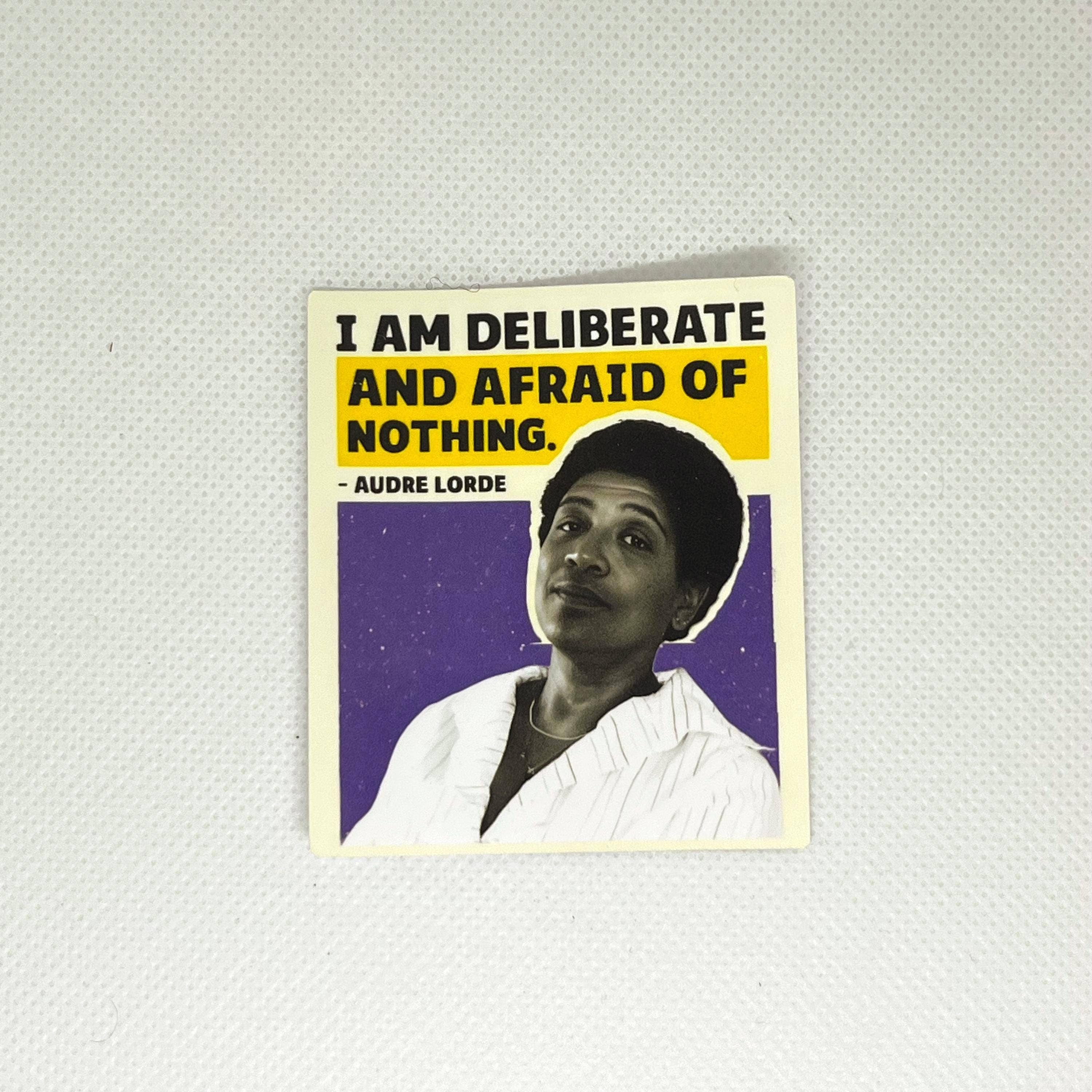 Literary by Ava - Wholesale Sticker - Audre Lorde Retro Kiss-Cut Waterproof Sticker