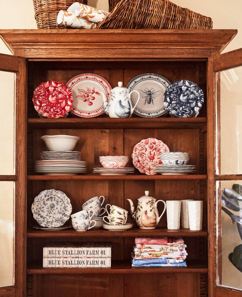 Blue Stallion Farm - Wholesale Tea Set - BLUE & WHITE 11-PIECE TEA SET WITH GIFTBOX4