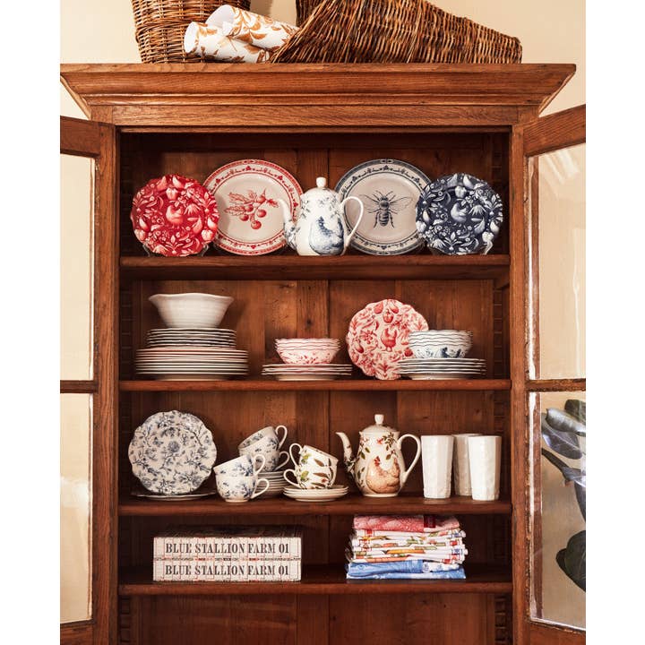 Blue Stallion Farm - Wholesale Tea Set - BLUE & WHITE 11-PIECE TEA SET WITH GIFTBOX4