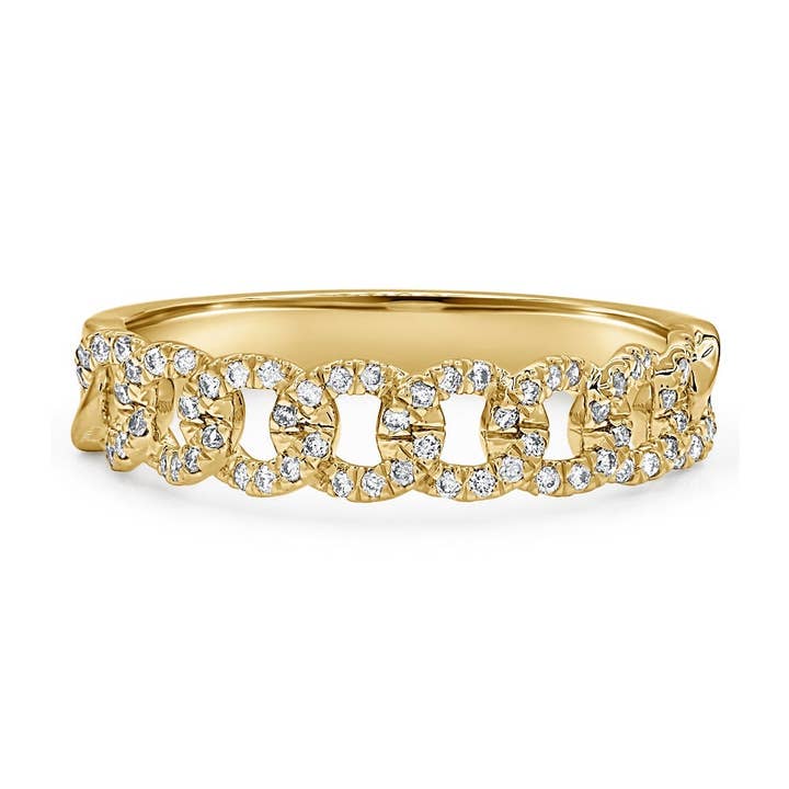 Kædering med glitrende sten (0,25 CTW) for engroshandel hos Orchid Gems Fine Jewelry