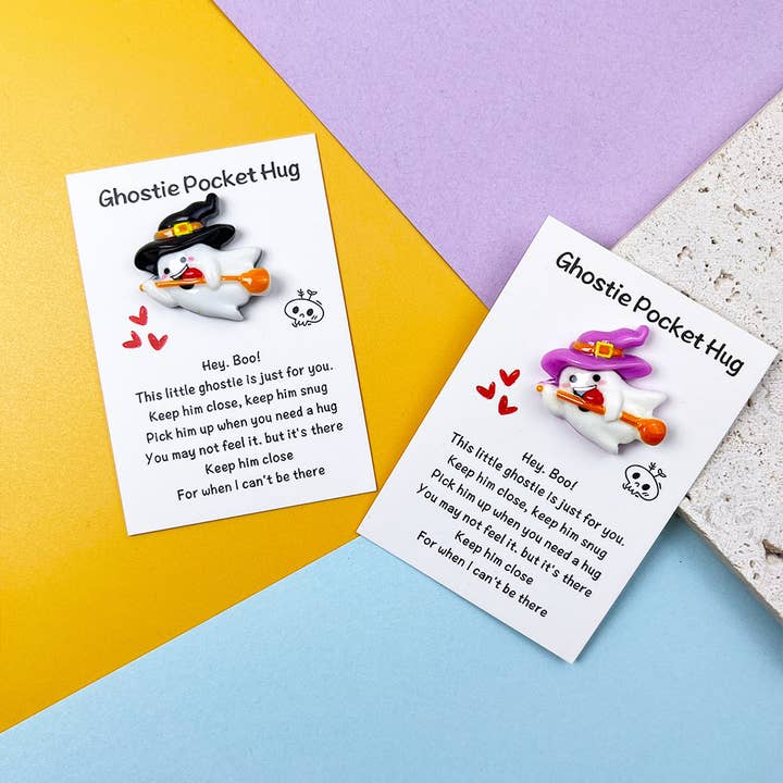 Magia Design - Wholesale Keepsake Coin/Token - Pocket Hug Ghostie Boo3