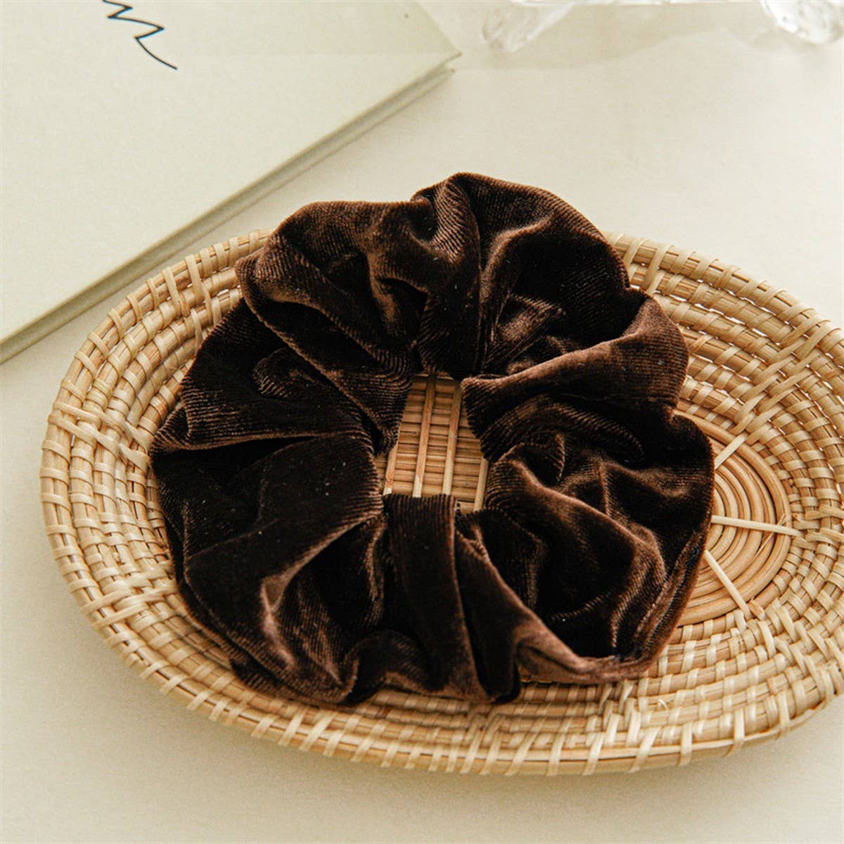 ACCITY - Wholesale Scrunchie - Women's - VELVET COLON HAIRBAND HAIR ACCESSORIES_CWAHA41652