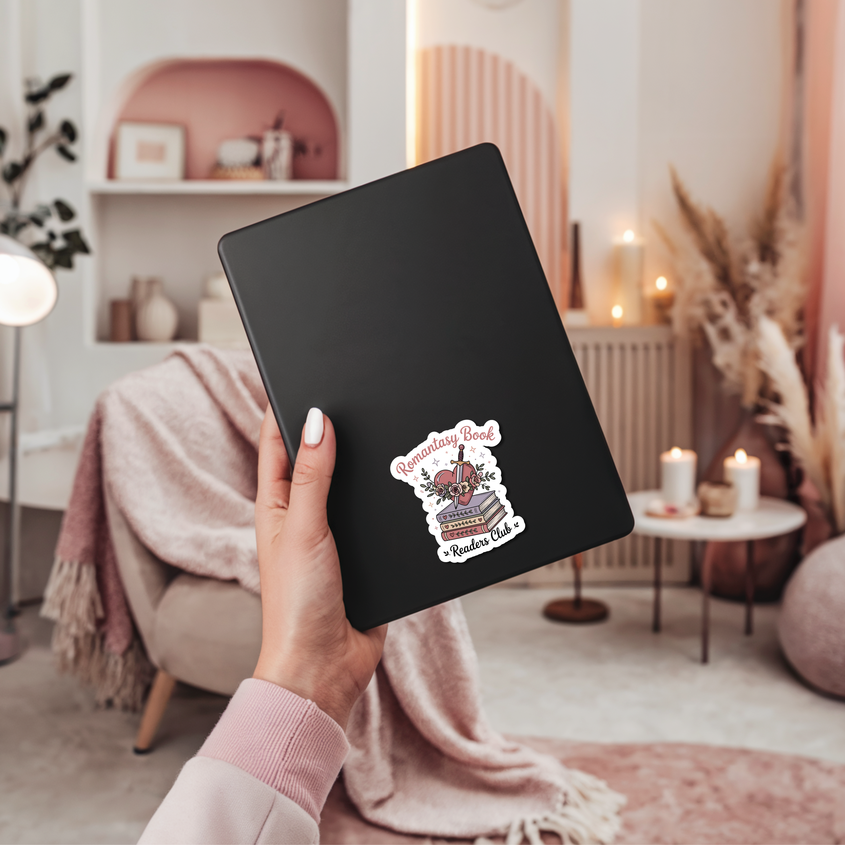 Auburn Row Design - Wholesale Sticker - Romantasy Reader Die Cut Sticker 3