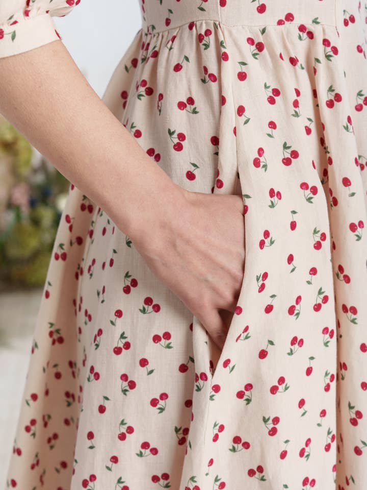 Mon Cheri Ophelia Dress, 3/4 Sleeve for wholesale on Faire8