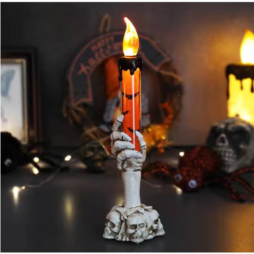 Holiday Farm - Wholesale Flameless Candle - Skeleton Hand Lantern Table Lamp Halloween Decor5