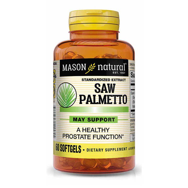 SAW PALMETTO SOFTGELS for wholesale by Mason Natural