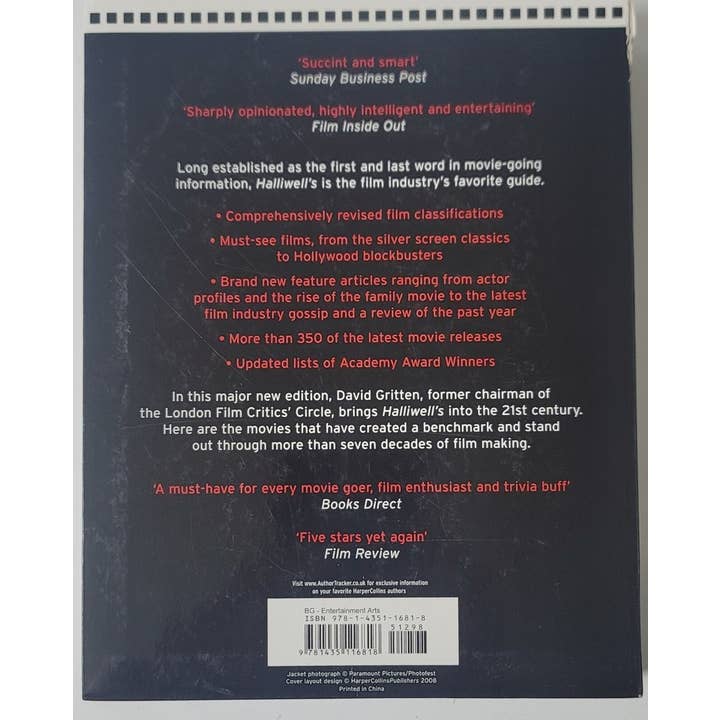 Real Retro - Wholesale Arts & Entertainment - Halliwell's The Movies That Matter David Gritten Book1