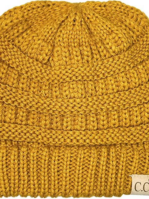Gorro Criança Oversized (Mostarda) por atacado de Funky Junque