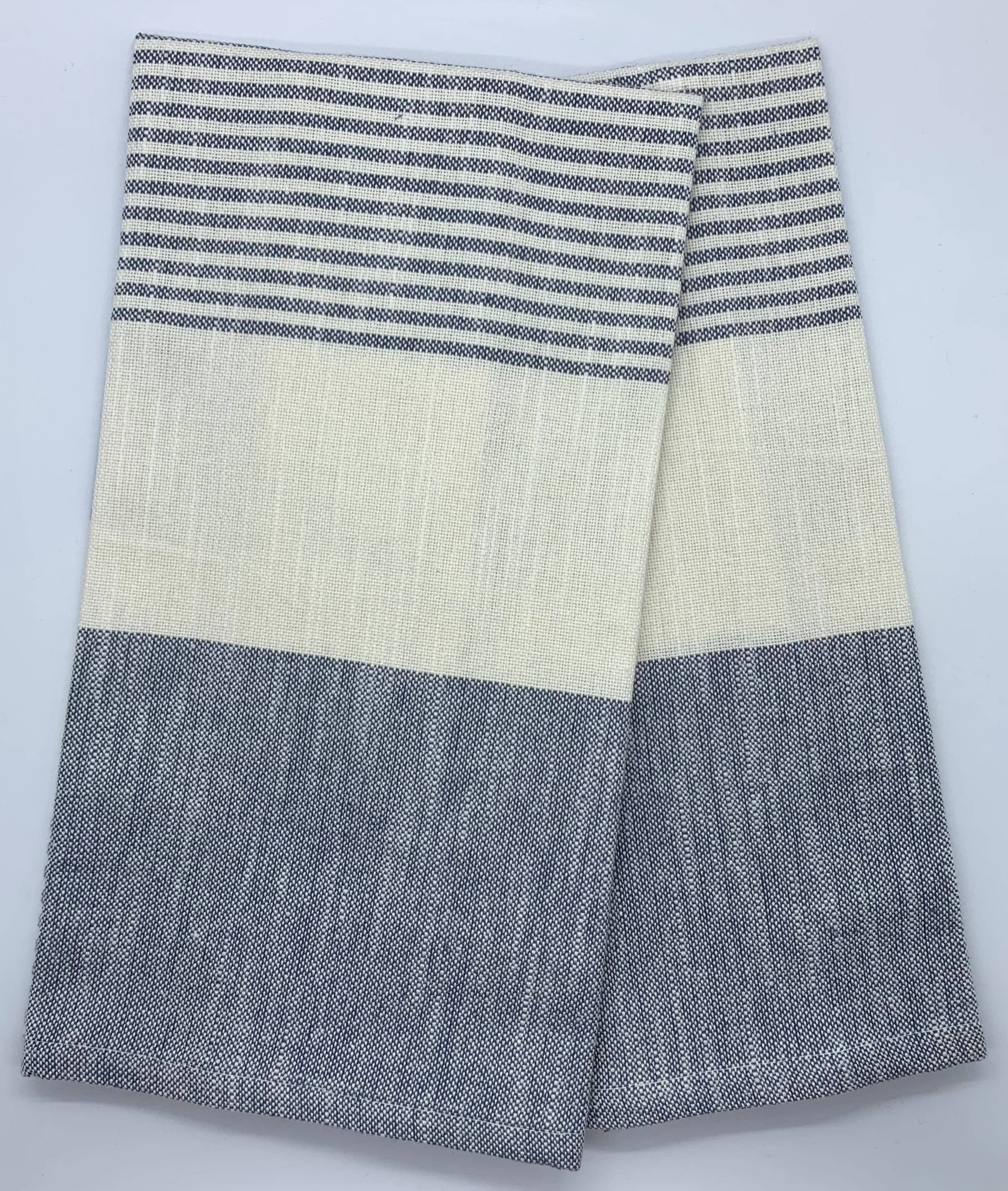 Rich Home Linens – wholesale Kökshandduk – Cuisine Stripe - uppsättning 2 kökshanddukar 18 ”x28"1