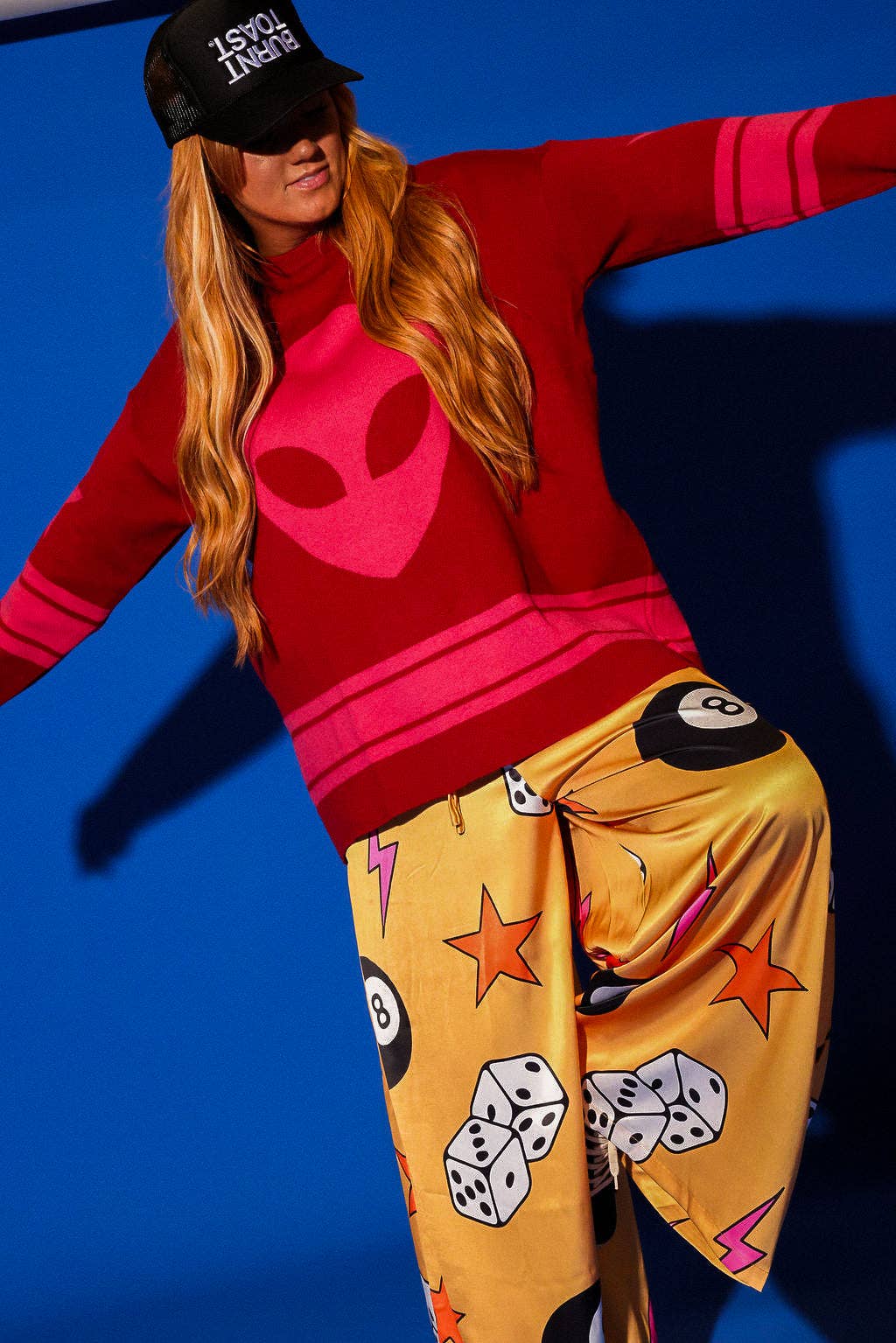 Burnt Toast – Engroshandel Bukser - Dame – Hun er så heldig bredbenede bukser **GENPÅFYLDTE**5