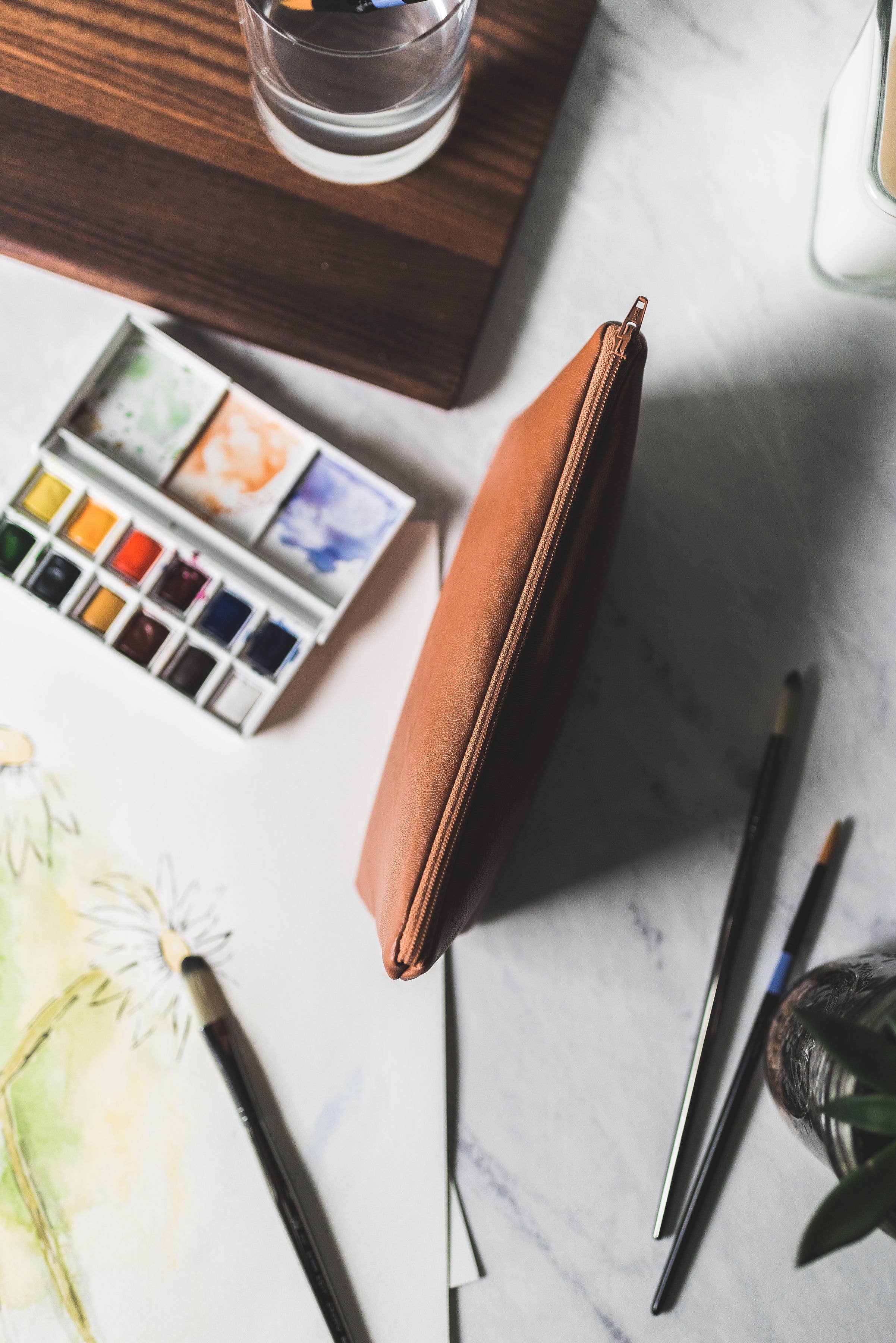 SANDRA SMITH LLC - Wholesale Pencil Case/Pouch - Show Them - Faux Leather Pencil Pouch3