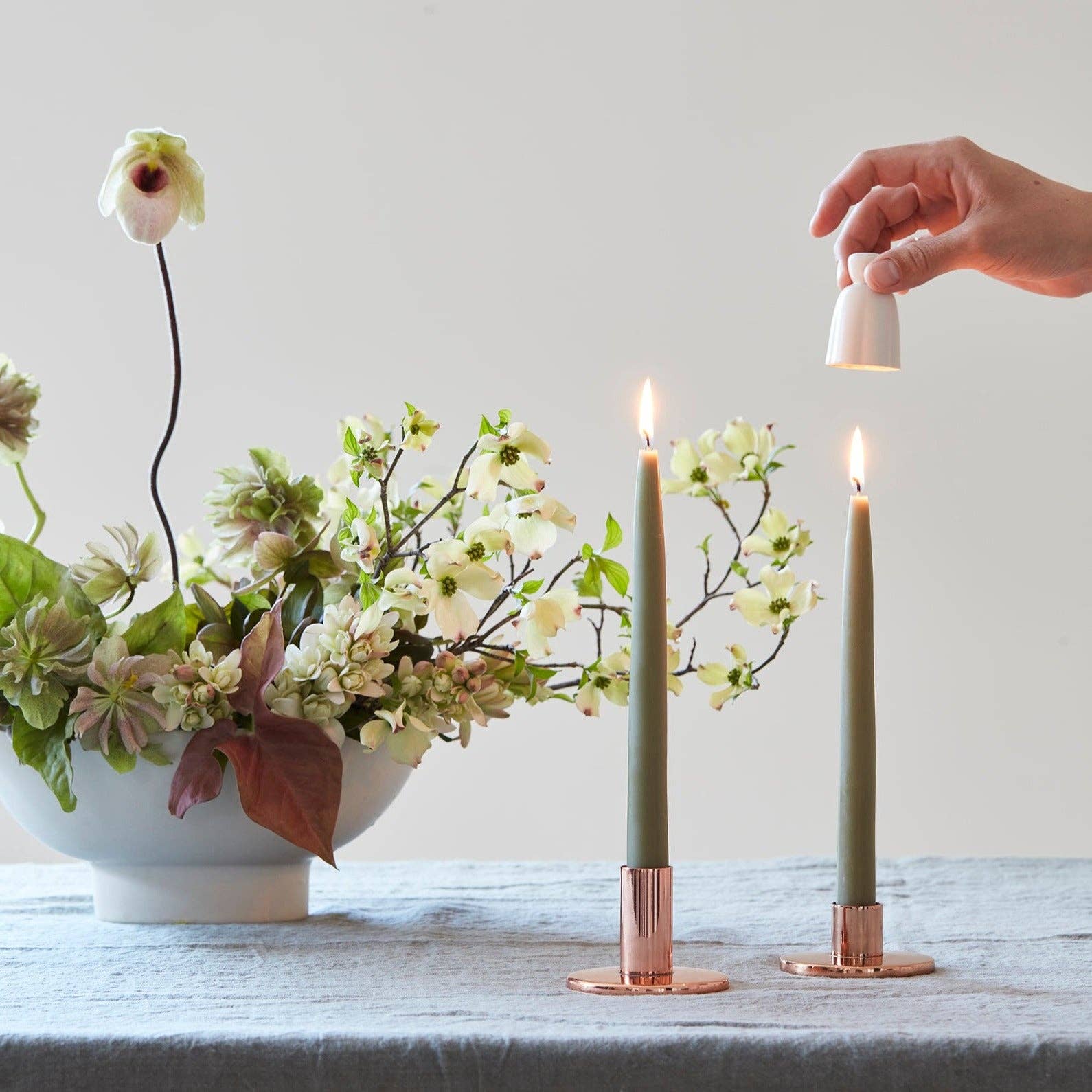 The Floral Society - Vente Bougeoirs - Porte-bougies en cuivre6