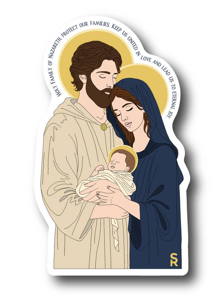 Holy Family Sticker for wholesale by Sock Religious