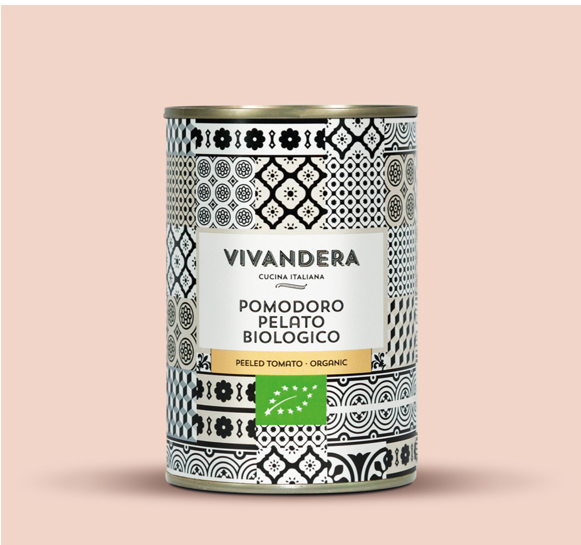 Sky X Vivandera - Vente Sauces pour pâtes - Tomates pelées biologiques0