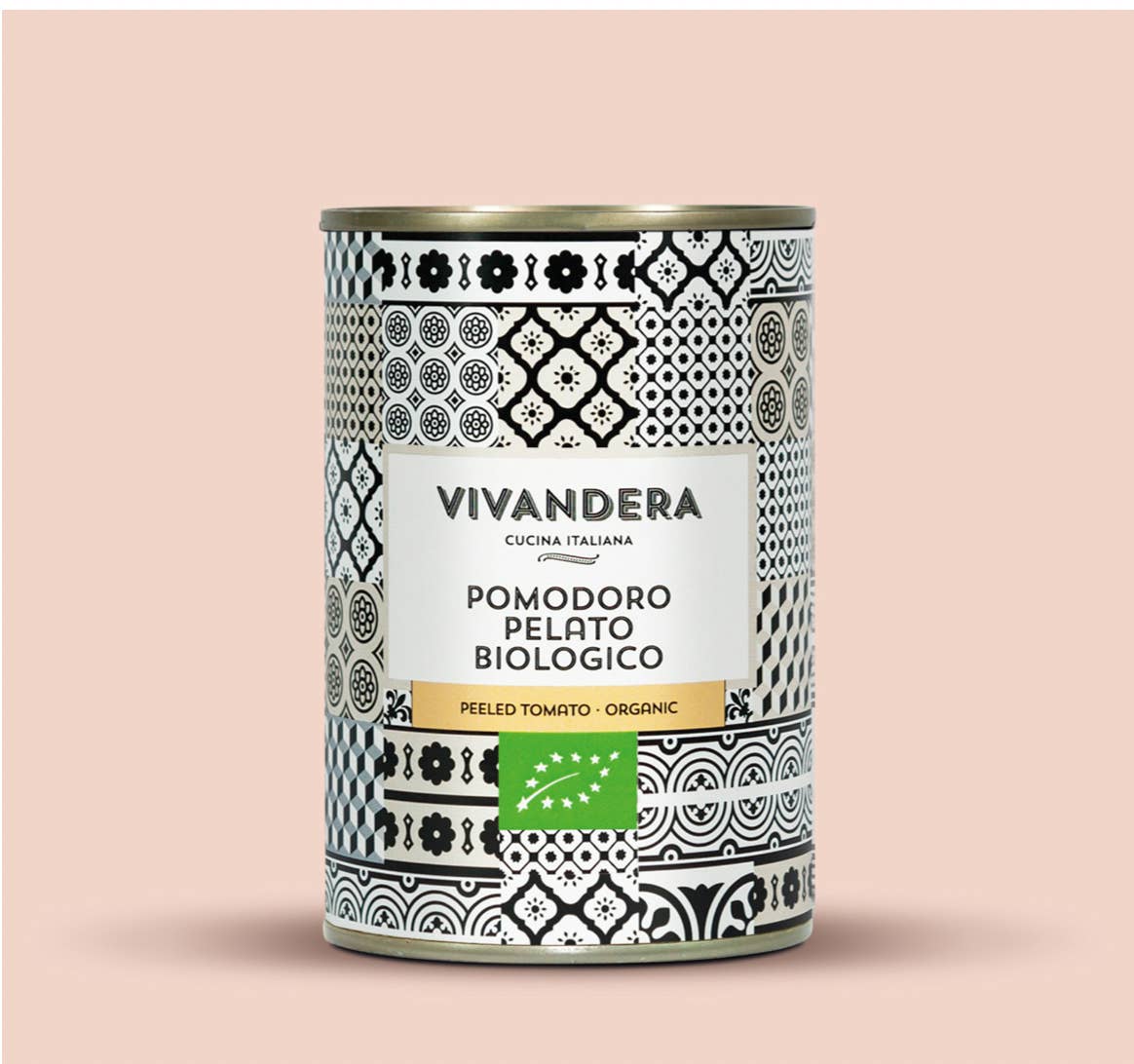 Sky X Vivandera - Vente Sauces pour pâtes - Tomates pelées biologiques
