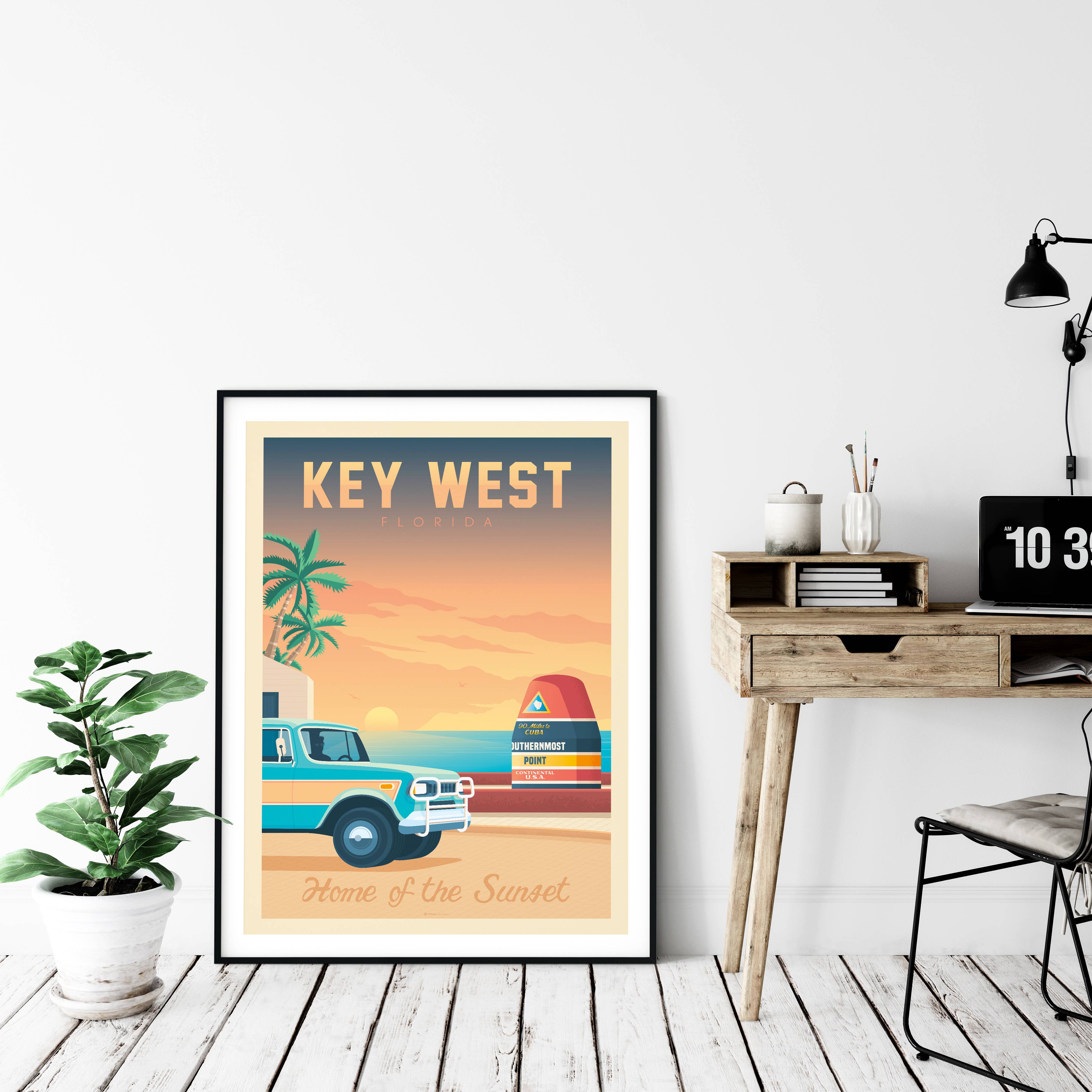 Olahoop Travel Posters - Wholesale Poster - Key West Florida - United States Travel Poster6