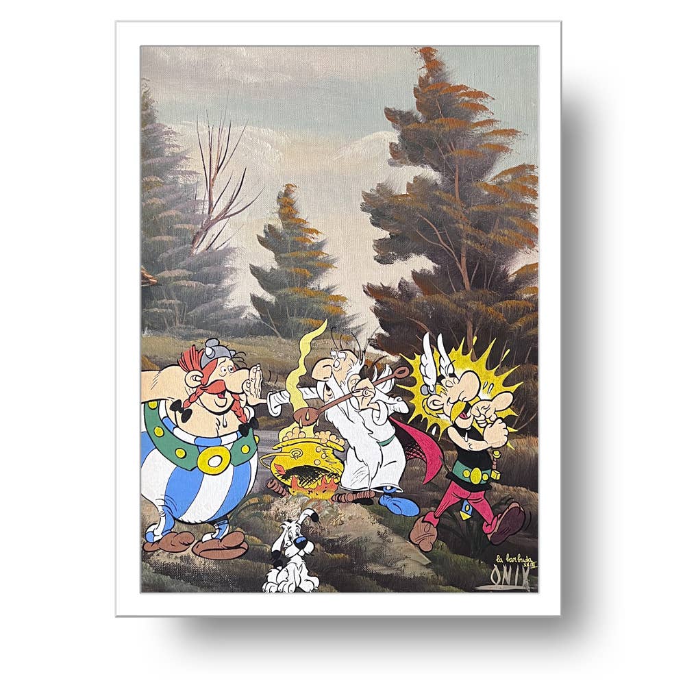 Multicolored Asterix Print By La Barbuda for wholesale on Faire0