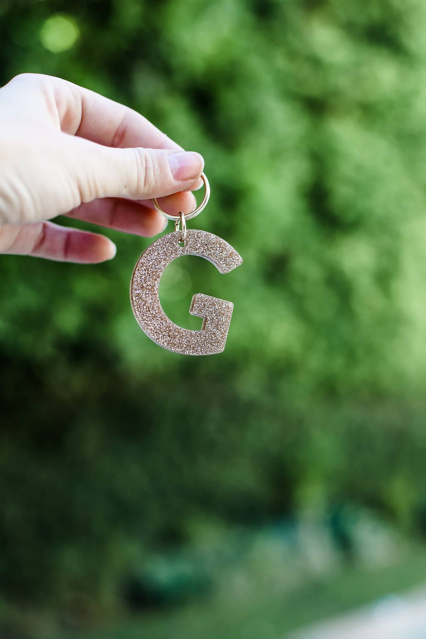 Lucky Feather - Vente Porte-clés – femme - Porte-clés à paillettes - Lettre - G3