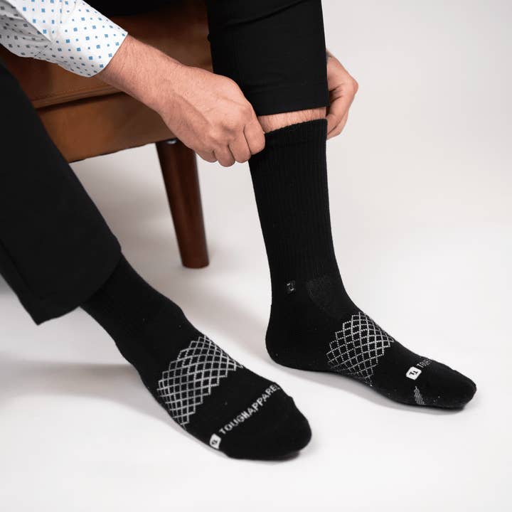 Freestyle Performance Sock - Black for wholesale by Tough Apparel