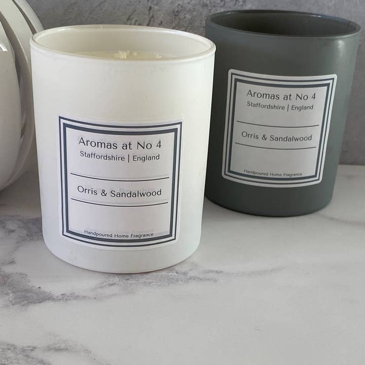 Orris & Sandalwood Signature Candle for wholesale by Aromas at No 4