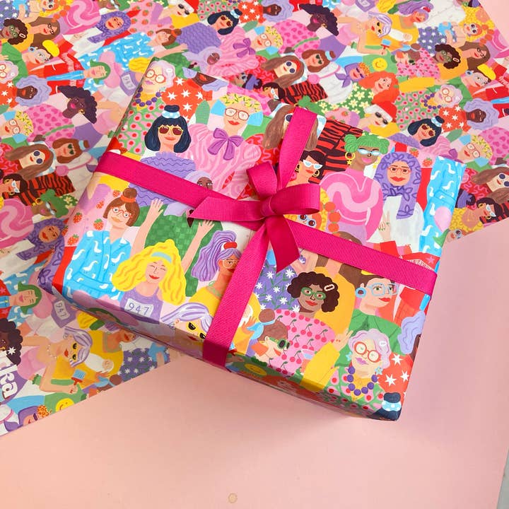 Ickaprint – wholesale Flat wrap – Women’s Day Wrapping Paper1