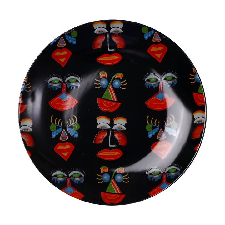 Sort stor plade for engroshandel hos Charlotte Müller design