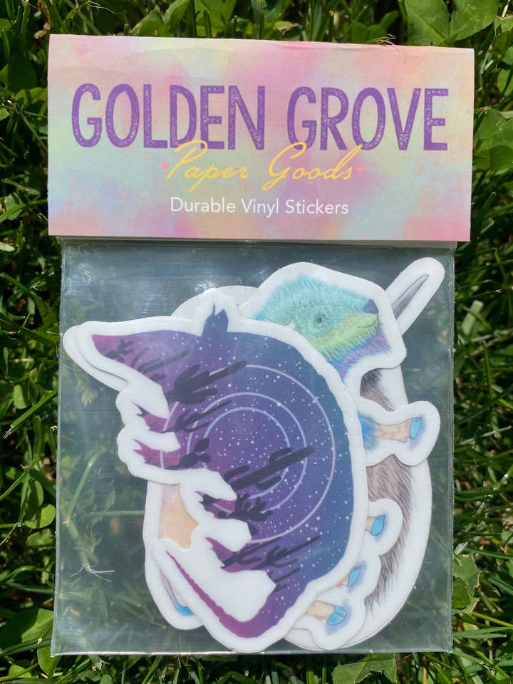 Southwest Animals Sticker Pack for wholesale by Golden Grove Paper
