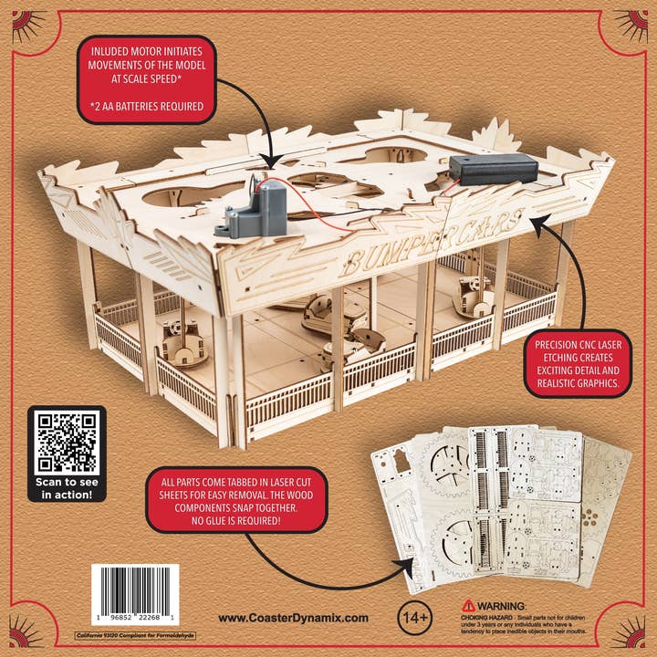 Coaster Dynamix - Wholesale Building Set - Kids - The Bumper Cars Coaster Cutout