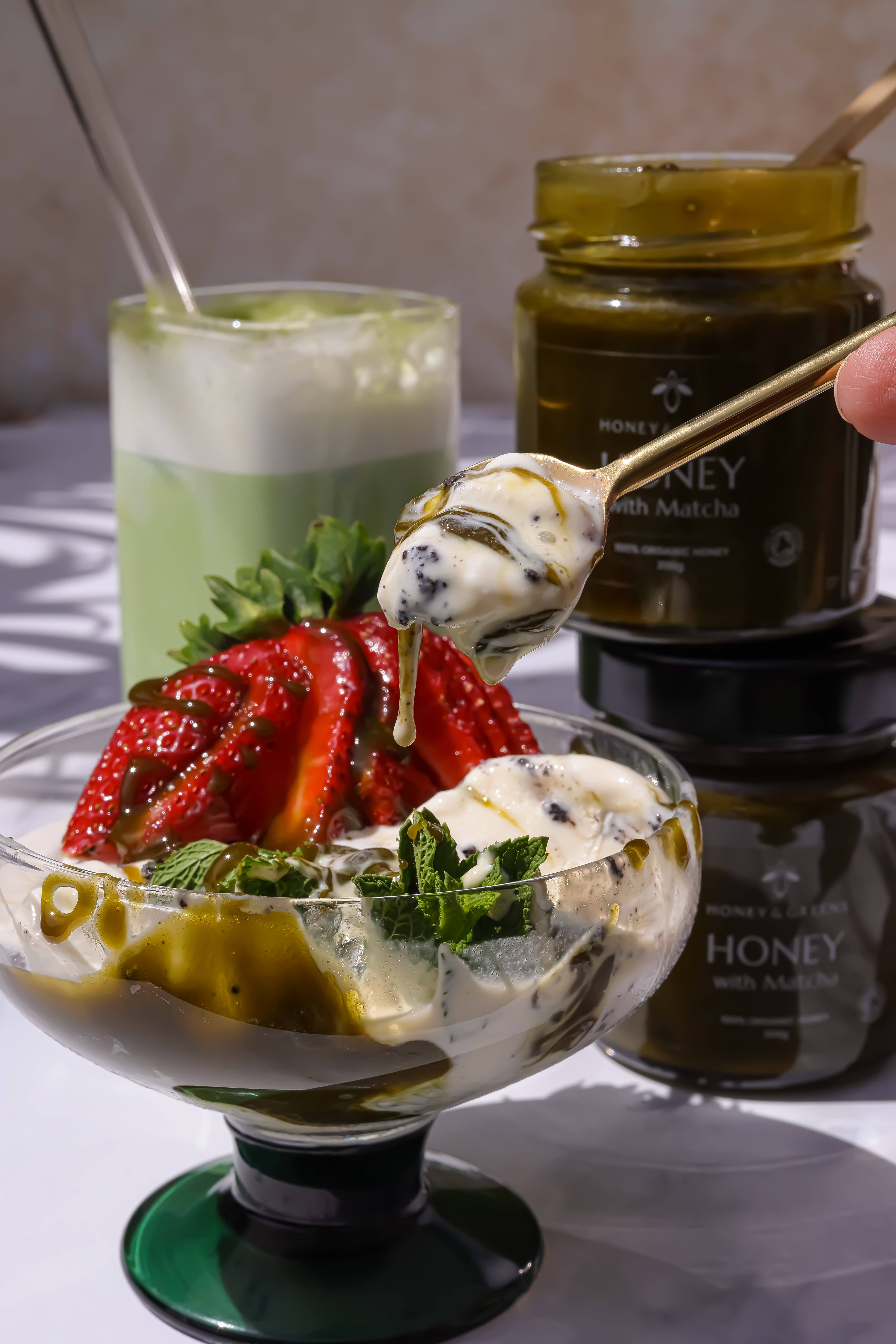 Honey & Greens - Wholesale Honey - Organic Honey with Matcha 5