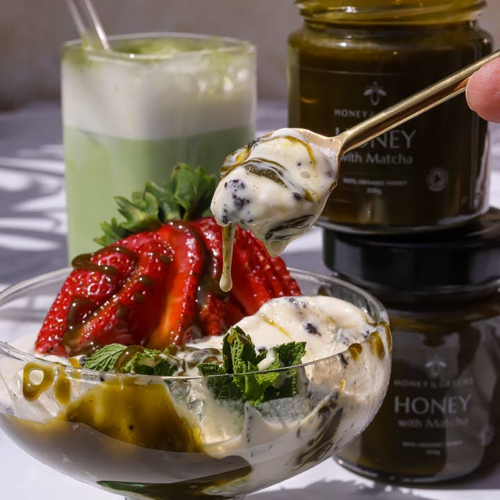 Honey & Greens – wholesale Honey – Organic Honey with Matcha 5