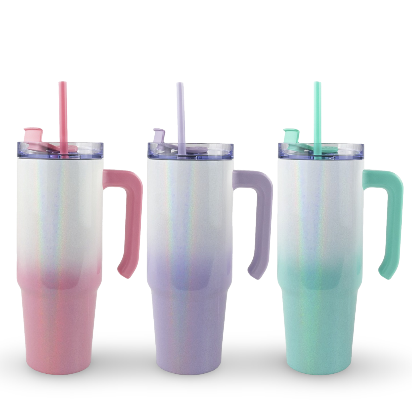 Hogg Outfitters - Wholesale Insulated Mug/Tumbler - 30oz SUBLIMATION HOLOGRAPHIC GRIPPY TUMBLER23