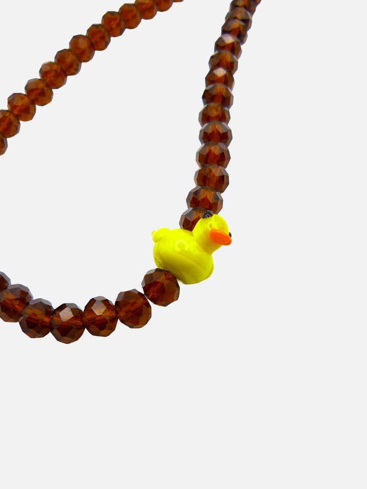 1 Duck & Brown Beads for wholesale by Le Club Olive