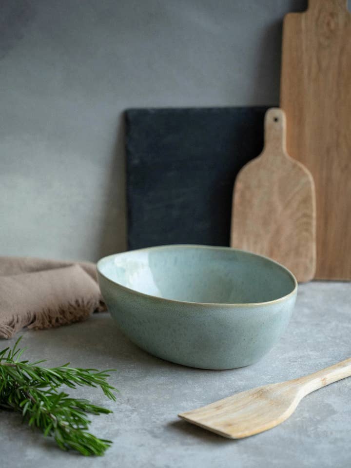 Bol de salade Oasis pour la vente par CerAmor Cerâmica