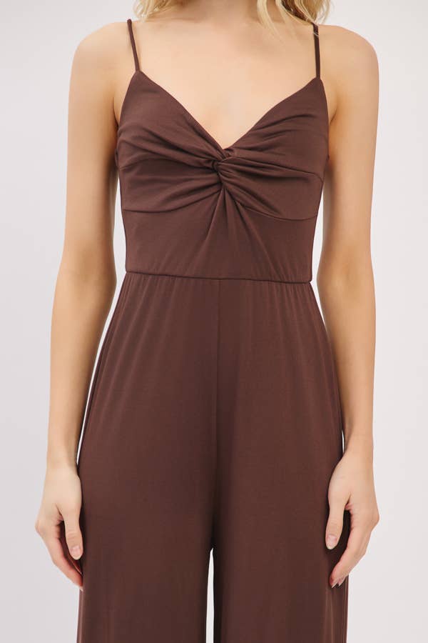 Heart & Hips - Wholesale Jumpsuit - Women's - JR56656 - TWISTED DETAIL PALAZZO SLIP JUMPSUIT16
