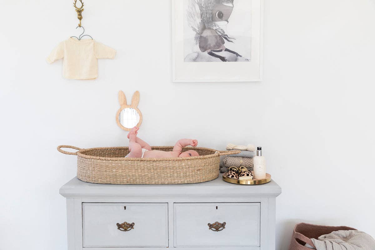 BEBE BASK® - Wholesale Changing Basket - Baby - RAW BABY CHANGING BASKET SET3