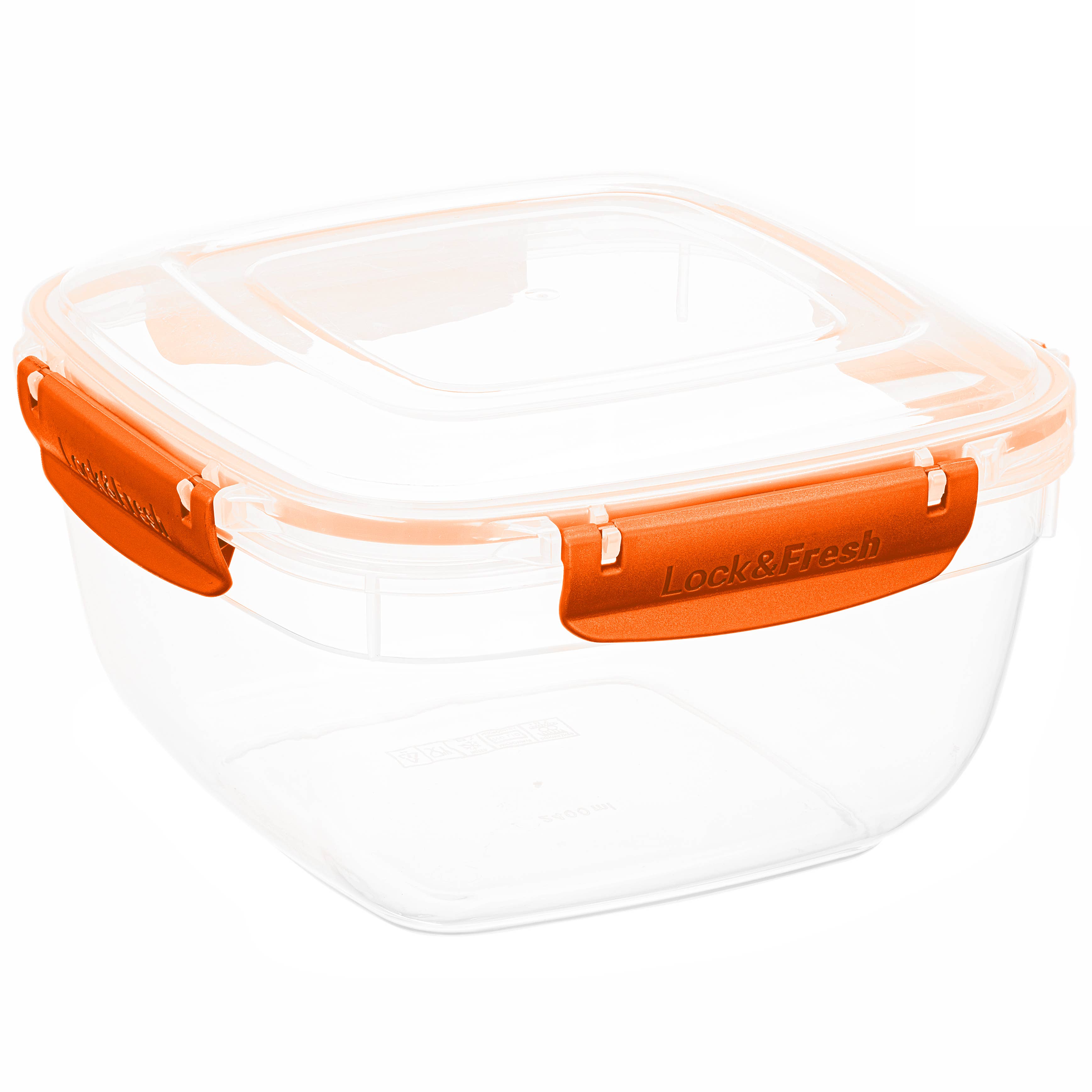 Superio Brand - Wholesale Food Storage Container - Air-Tight Food Containers Leak-Proof Square 80 Ounce-CS2