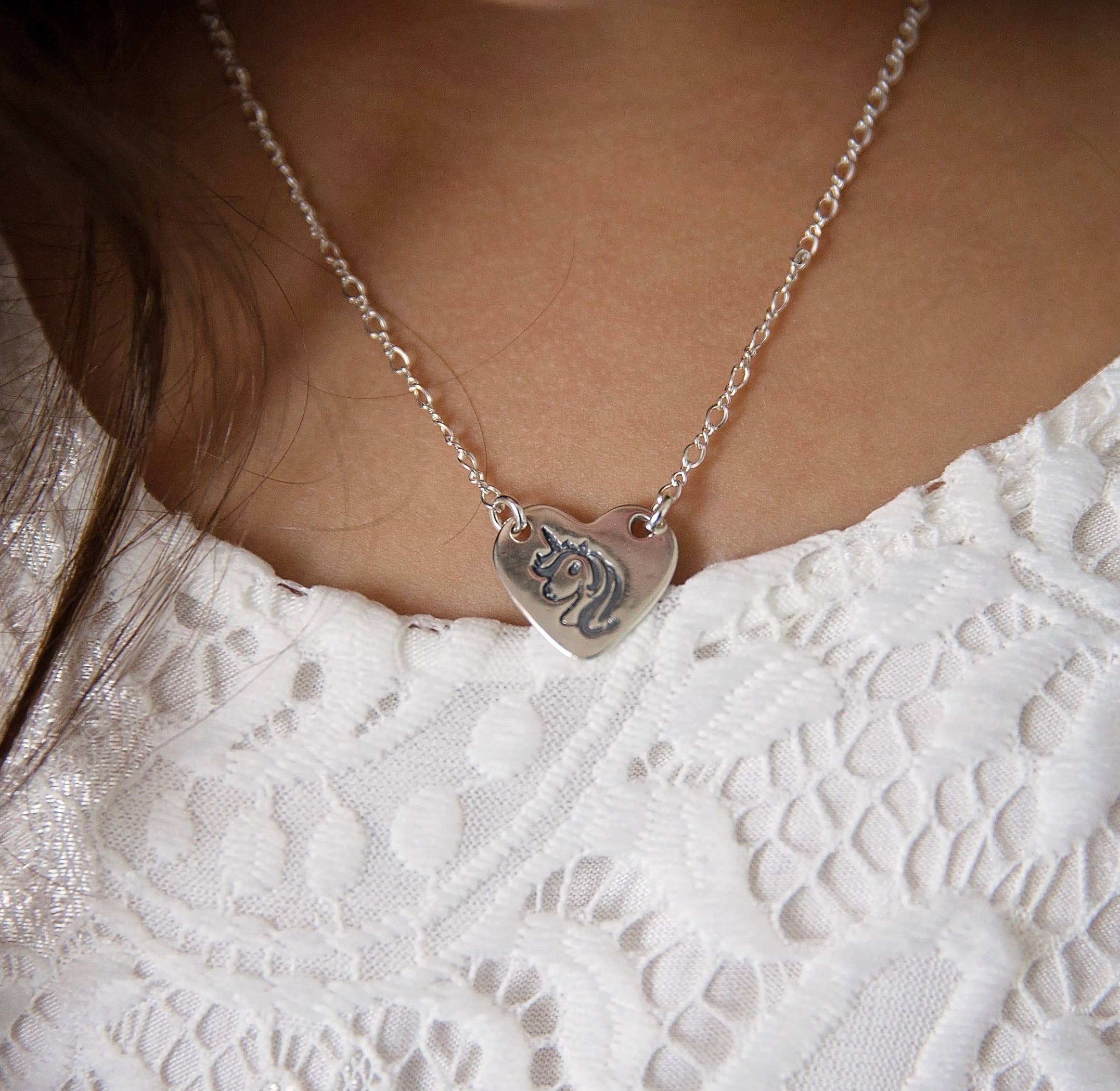 MGD Casual Jewelry – wholesale Halsband - Barn – Sterling Silver enhörning halsband för enhörning älskare3