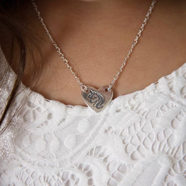 MGD Casual Jewelry – wholesale Halsband - Barn – Sterling Silver enhörning halsband för enhörning älskare3