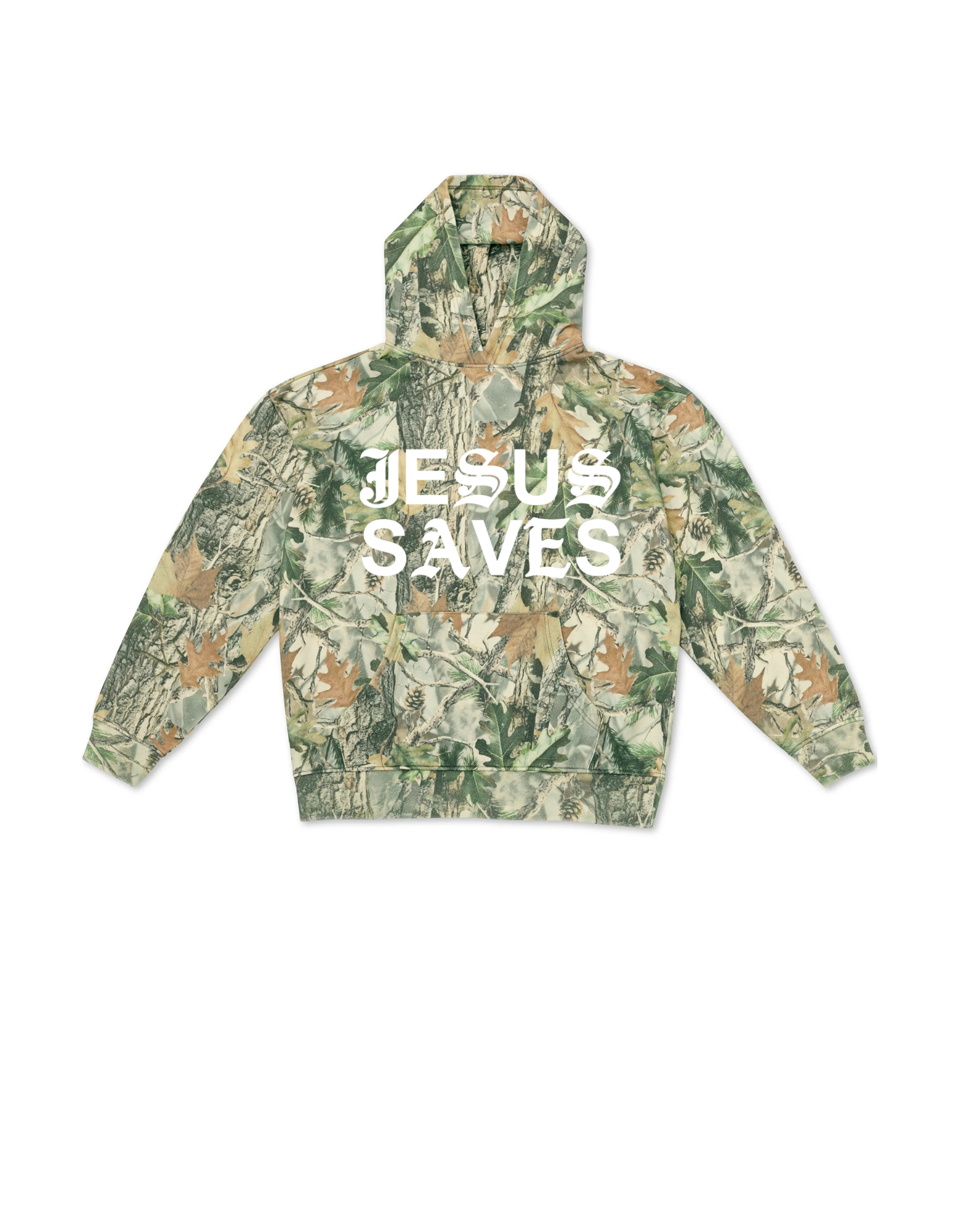 The Good News Apparel – Großhandel Hoodie – Unisex – Jesus rettet Camo Spezial Hoodie2