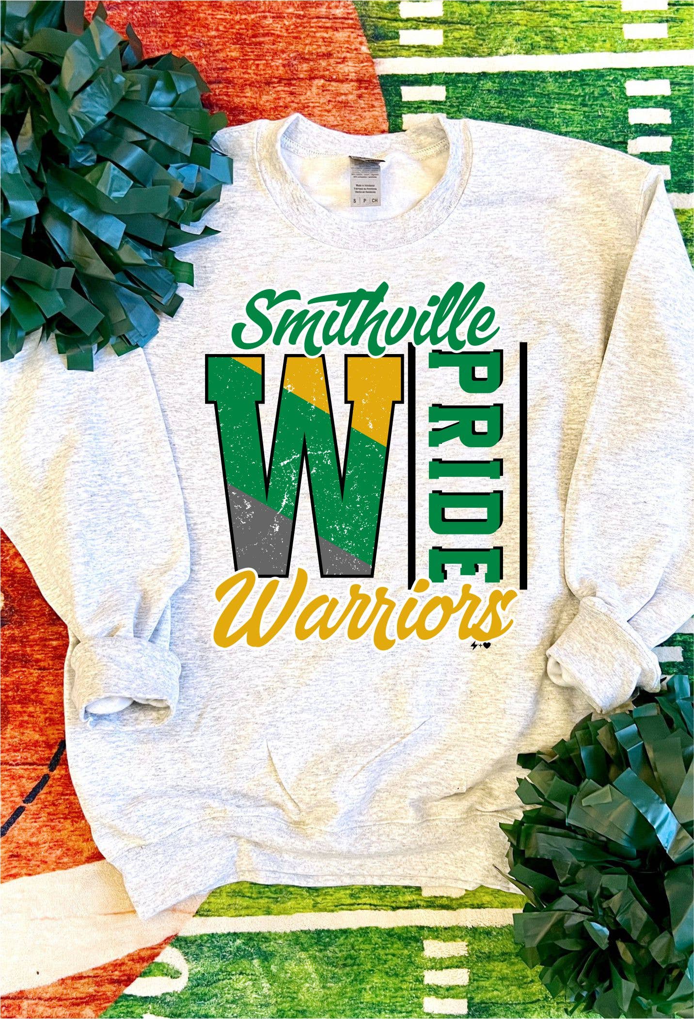 Hustle+Heart - Wholesale Graphic Sweatshirt - Women's - Team Pride Custom Sweatshirt (SPIRIT1137-DTF-SS) 1