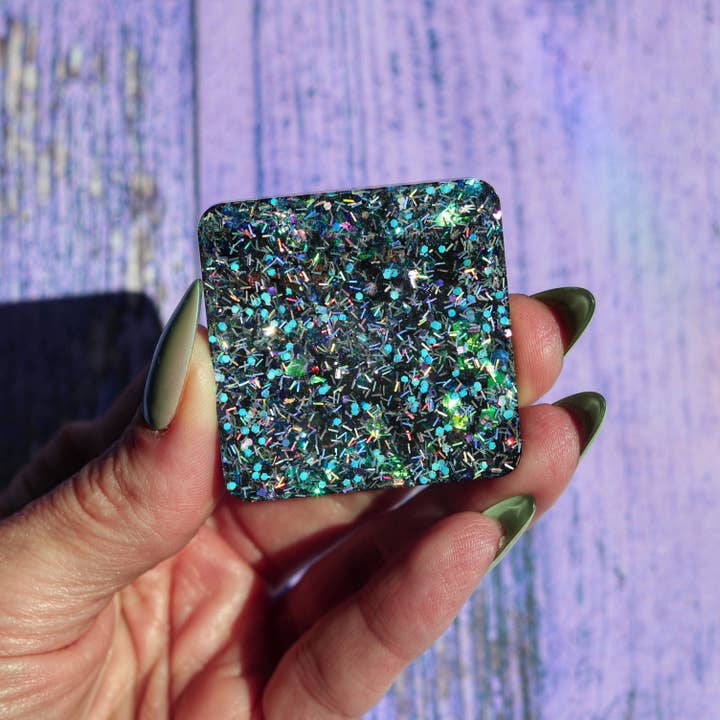 Lucky Luna – wholesale Spiritual stone/crystal – Handmade Orgonite EMF Protection Cell Phone Sticker